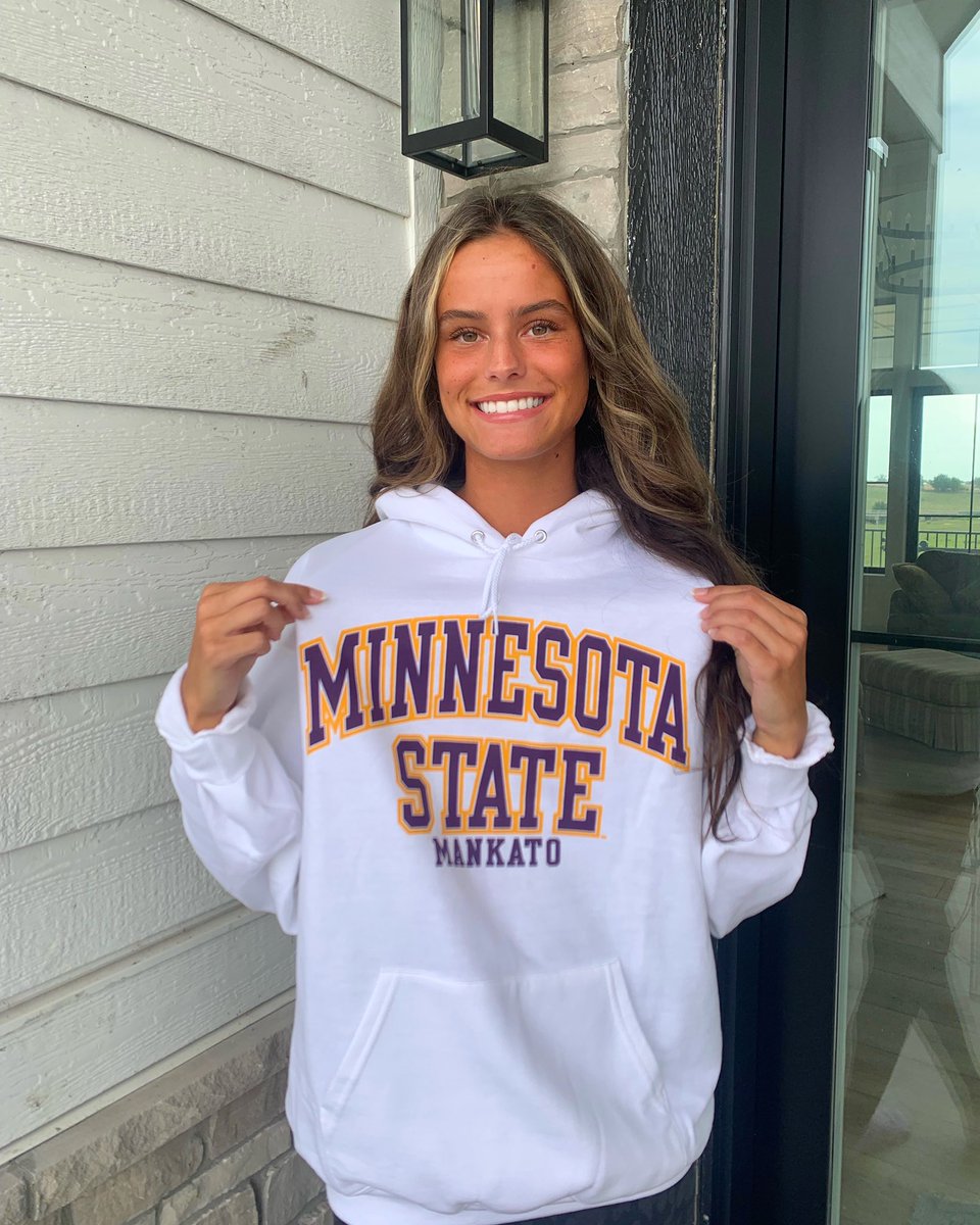 eden_gibson1's tweet photo. Excited to announce my verbal commitment to continue my athletic and academic careers at Minnesota State University. I am so thankful for everyone who believed and supported me through the whole process and helped me get here!! Go Mavs! 💜 https://t.co/DRd8Kj75yT