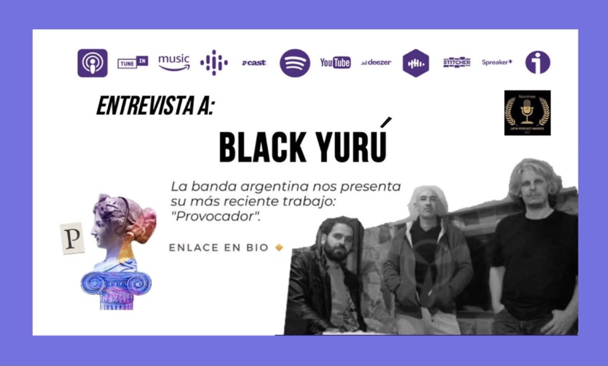 🔸 DISPONIBLE | 🔗BIO👈🏻⁣⁣⁣⁣⁣⁣⁣⁣⁣⁣⁣⁣⁣⁣
⁣⁣⁣
🎼Escuchá la entrevista a #BlackYurú presentando su nuevo single #Provocador en <a href="/perfiles_ei/">Perfiles e Influencias</a>.
🎶Fino, Tato, Nacho y Leo hablan de música, sus producciones y más.⁣
🌐 #Podcasting #podcaster ⁣⁣⁣⁣⁣⁣⁣
🎧 Dale play👩🏻‍💻🎙️
