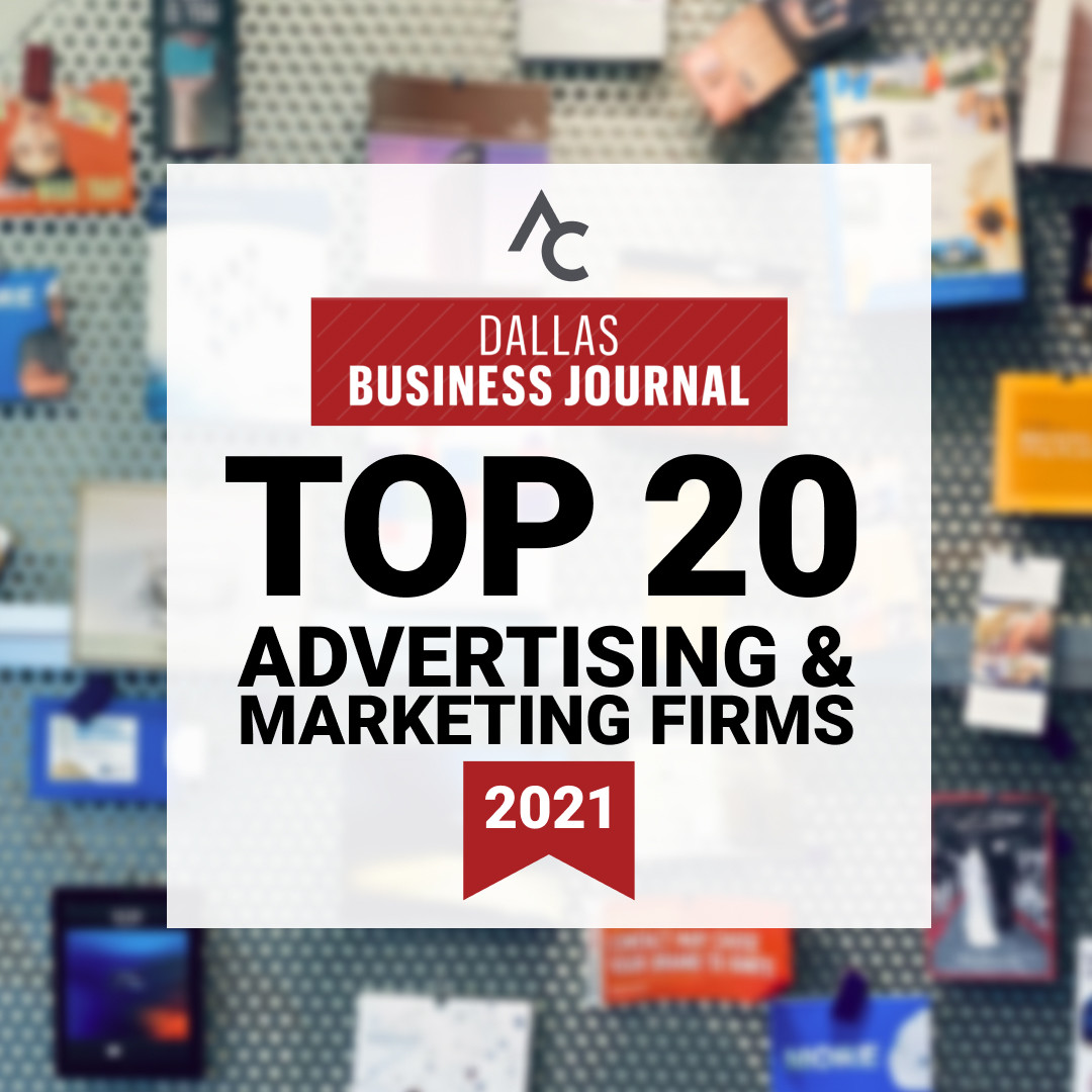 AgencyCreative's tweet photo. @DallasBizNews has ranked us as one of the Top 20 Advertising &amp; Marketing Firms in DFW! We're honored to be included among such good company for the second year in a row! https://t.co/7RatJNzxKr