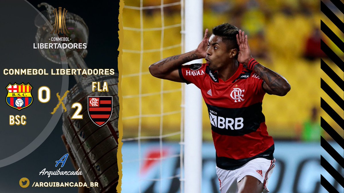#Libertadores| ¡MENGÃO FINALISTA! 

Flamengo derrotó a Barcelona de Ecuador con un contundente 2x0 y selló su pasaje a la final de la Copa Libertadores. 

De esta forma, el equipo Carioca se verá las caras con Palmeiras en Montevideo el 27 de noviembre.