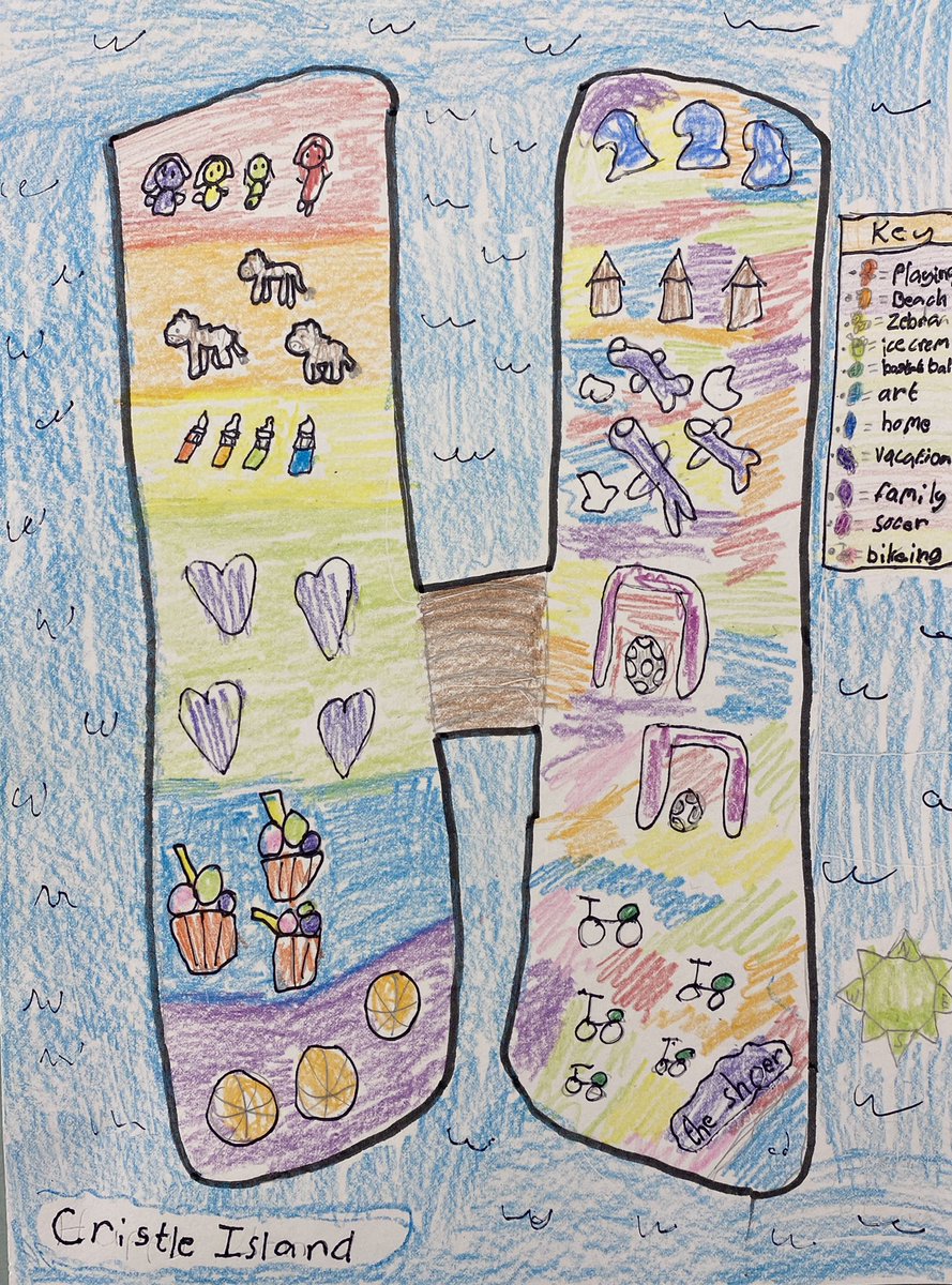 MrsColucciArt's tweet photo. “Autobiography Islands”
4th grade student examples of using symbols to visually describe themselves. #gettingtoknowyou #intermediateart #colucciart @WilmingtonPS @NorthWilm https://t.co/idxQWhnNFi