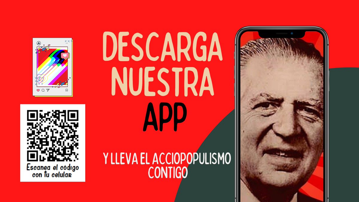acciopopulismo's tweet photo. ¡DESCARGA NUESTRA APP Y LLEVA EL ACCIOPOPULISMO CONTIGO!
 
📲 Escanea el código QR o accede desde el sitio web:
https://t.co/3N6L0nfVOp https://t.co/mCseXkARKR