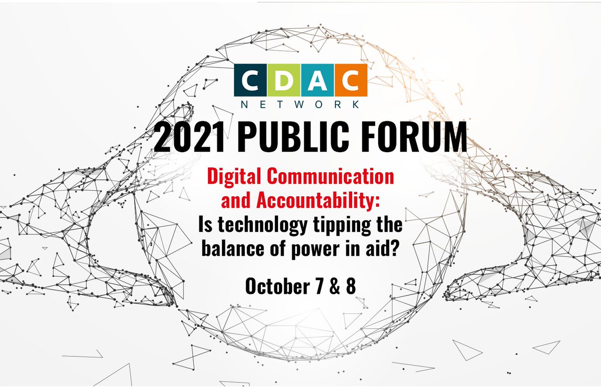 How do we not lock people into future harm, indebtedness, or future inequity?

Register for the #CDAC2021 online public forum and find out – with @akrishnan23 offering the keynote on this topic.

Check out the full programme and register now: bit.ly/3CXZB8i 

#Commisaid