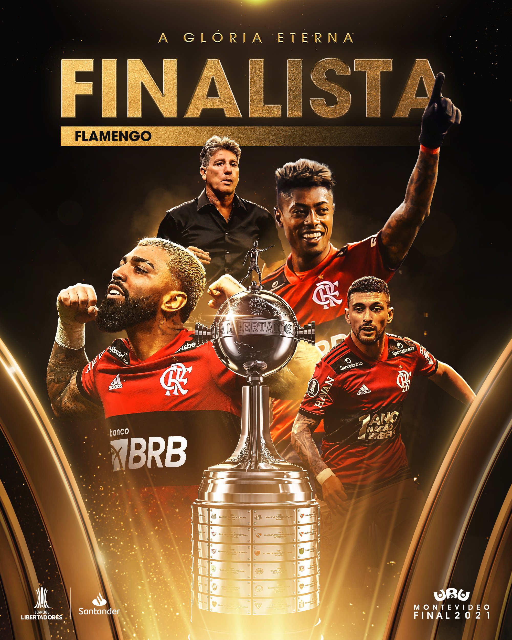 Flamengo - Manto do Tricampeão da Libertadores - 2022