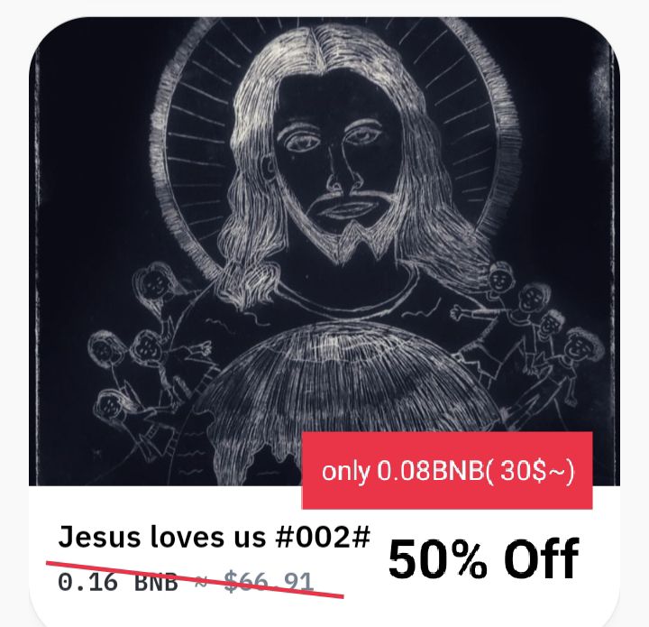 Godofnftarts's tweet photo. @WabisukiNFT 50% off available Now🥳🥳🥳

Guys, please check this nft pack 💎🔥

✅ (Jesus loves us) nft pack

🔅#001#
https://t.co/KRecYuLOxt

🔅#002#
https://t.co/gLzPQNZd8b

🔅#003#
https://t.co/ewidQvvz0R

------------- GOD_OF_NFT --------------- https://t.co/j4kIbJ4Rh8