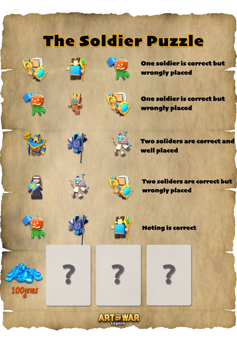 GameAoW's tweet photo. Dear commanders,
This time I would like to share a book with you. In this book, my old friend has written a lot of stories about the troop's formation. Could you help me figure out this one? I will bring rewards to 100 people with the right answers. https://t.co/psPWpmkQUj