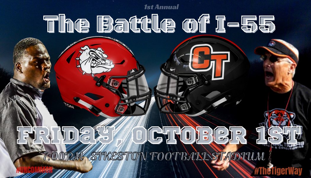 SikestonFtball's tweet photo. TROPHY GAME!  
Are you ready?!
#uncommon 🏆 @CHS_Tiger_FB https://t.co/9QkfT7fRaN