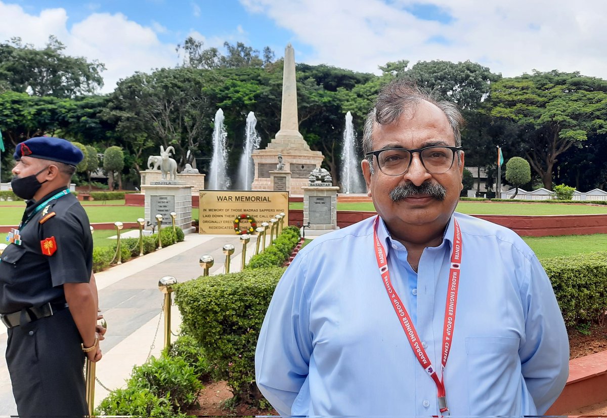 grovervj's tweet photo. As #MadrasSappers celebrate their #241st #RaisingDay , feel proud of our "thambis" who have served the @adgpi for over two centuries. 
Thanks @Prodef_blr for wonderful coordination. https://t.co/cCqj3L9TBt