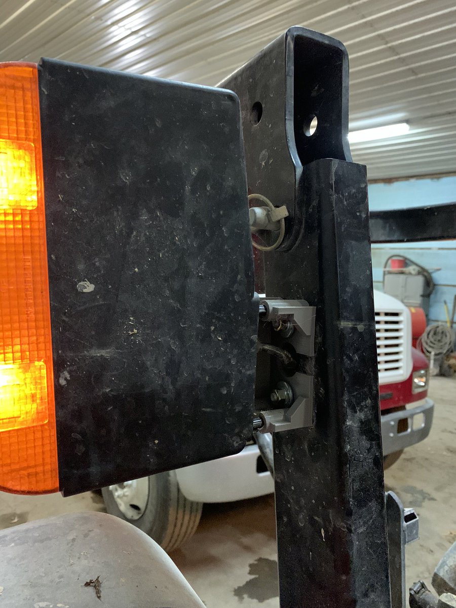 BenBiersch's tweet photo. @CoachJass Love to see it. I use Autodesk almost every day now combined with my 3D printer to make parts for personal use and farm use, the same skills you taught me freshman year in IED. Comes in handy, like creating this tail light bracket on our loader tractor #PLTW https://t.co/h28ay74Y7y