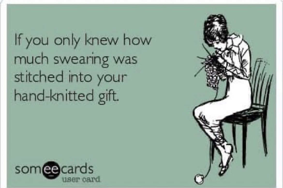 TrainerWriting's tweet photo. Just sayin. #knitting #yarn https://t.co/5U81QCwDqE