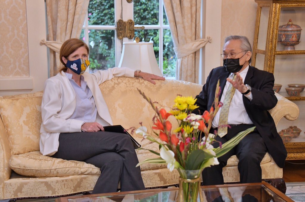 Also had substantive discussion on vaccine diplomacy, Mekong cooperation and situation in Myanmar with Kurt Campbell of National Security Council and Samantha Power of USAID.