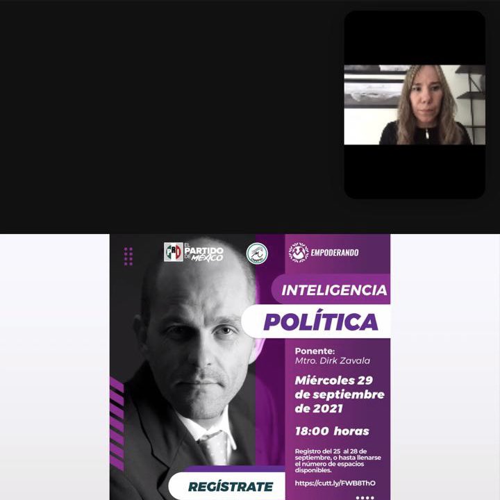 ShirleyPonce_'s tweet image. Esta tarde participamos en el seminario “Inteligencia Política”. 
Gracias al @OnmpriNacional y a la Presidenta @MonseArcosV por brindarnos este tipo de herramientas para fortalecer nuestros conocimientos. #EmpoderANDO #JuntasXMéxico