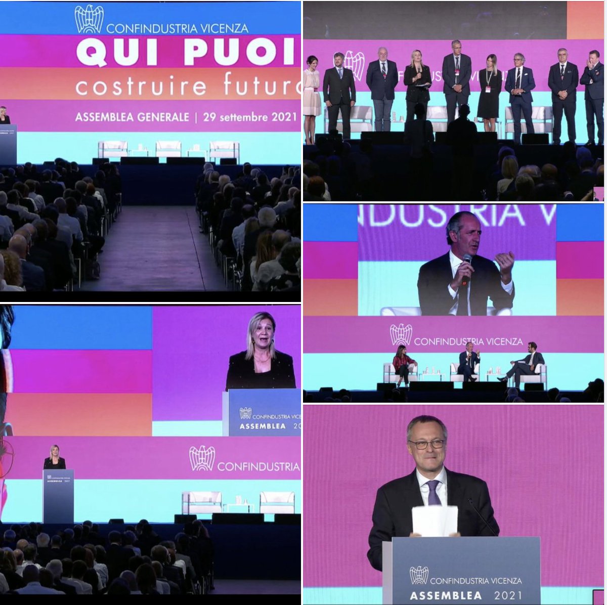 «Tre i pilastri su cui si deve lavorare assieme. I primi due riguardano più direttamente i giovani: la scuola, l’università e l’alta formazione. Vicenza vera città universitaria. Il terzo pilastro sono le infrastrutturesostenibili e pulite».

#quipuoi Assemblea <a href="/ConfindustriaVi/">ConfindustriaVicenza</a>