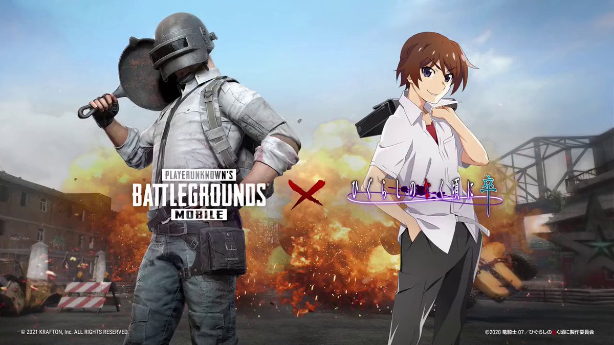 The07thNetwork's tweet photo. PUBG MOBILE will have a #Higurashi Sotsu collab. https://t.co/YvzKCs4xyW