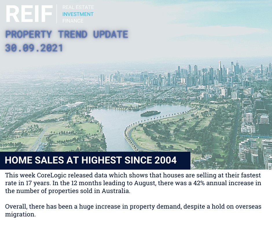 ‼ THURSDAY PROPERTY TREND UPDATE ‼

It was announced this week that the number of house sales in Australia is at its highest level in 17 years.  🔨🏠

#realestate #property #propertysales #forsale #propertytrend