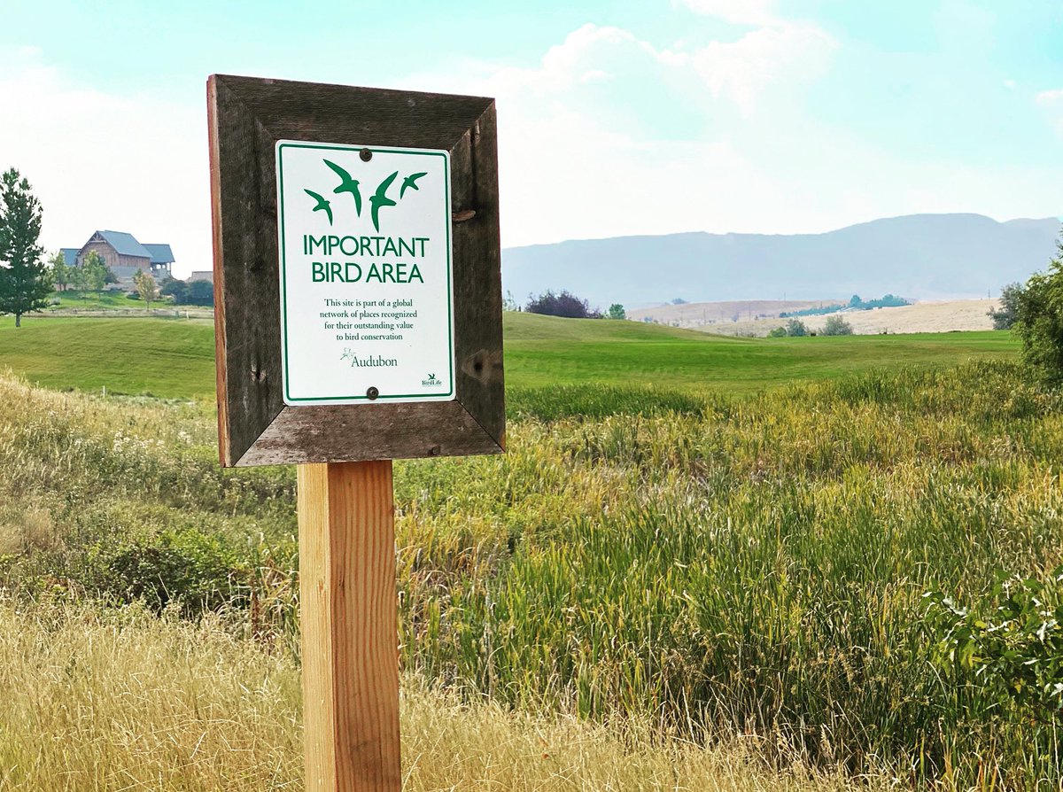 ThePowderHornWY's tweet photo. This peaceful wildlife viewing area at The Powder Horn is owned by the Bighorn chapter of the National @audubonsociety, and is a special haven for many species of birds and animals. We're also honored that our community is designated a National Audubon Cooperative Sanctuary. https://t.co/K6n2myjMfm
