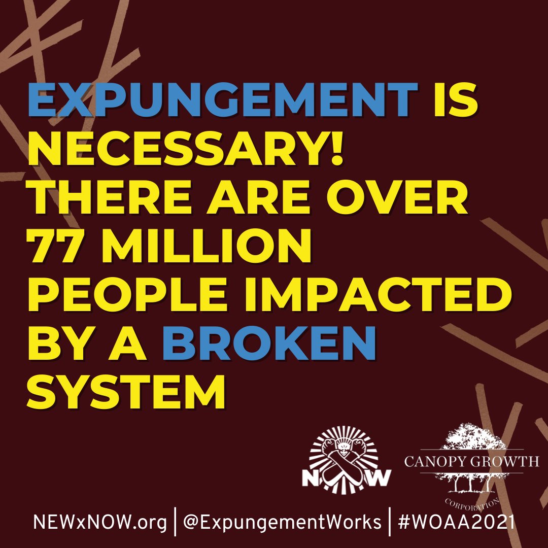 Almost 1/5 of Americans are living with a criminal record that prevents them from finding adequate housing, education, employment, and voting rights. We work to alleviate these barriers through clinics and resources provided by local and national organizers. 
#WOAA2021 #newxnow