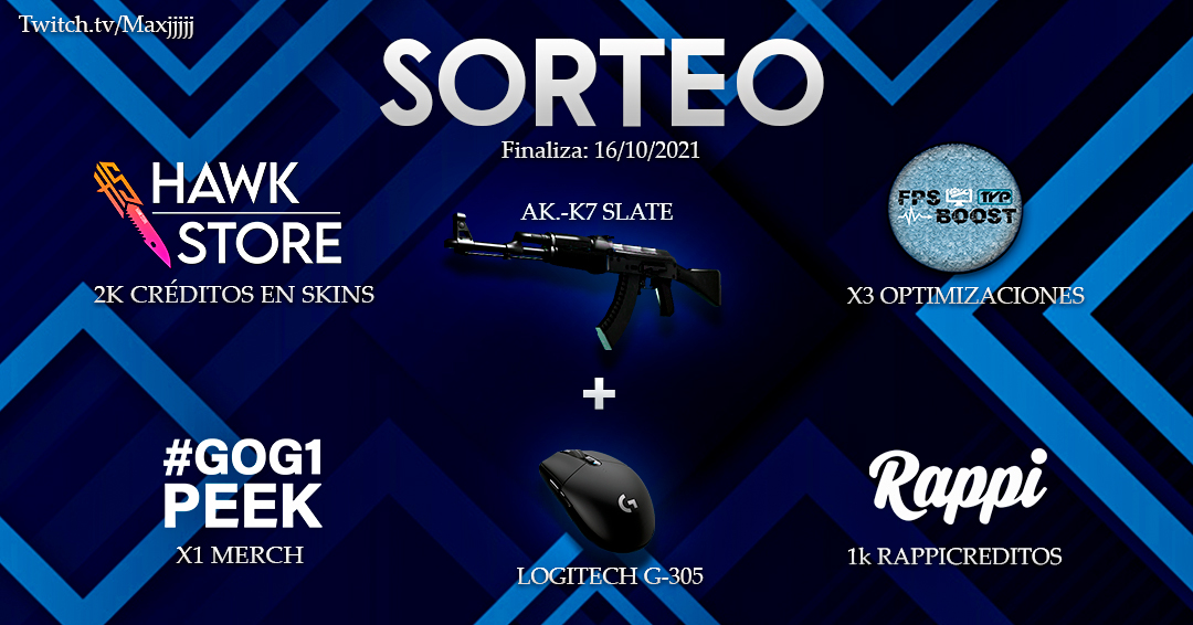 🔥SORTEO🔥

▶️LIKE Y RT y Etiqueta a 3 amigos
▶️Seguir @MaxiiGiudic <a href="/HawkStoreARG/">Hawk Store</a> <a href="/TYPBoost/">TYPBoost OPTIMIZACIONES</a> <a href="/g1peek/">g1peek</a> <a href="/RappiArgentina/">Rappi Argentina</a> <a href="/ExeequieLLuca/">Ovn1𓆰𓆪</a> 
▶️Seguirme en instagram.com/maxiigiudice
▶️Seguirme en twitch.tv/maxjjjjj

👀Subs de Twitch doble chance
👀Si participas en TW e IG doble chance
