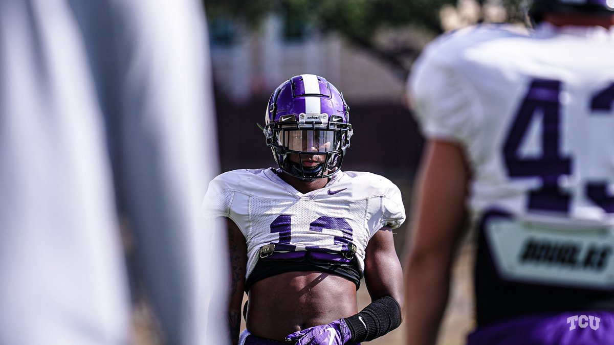 TCUFootball's tweet photo. Working our way to Saturday 😈 https://t.co/6LbBGA5Gu6