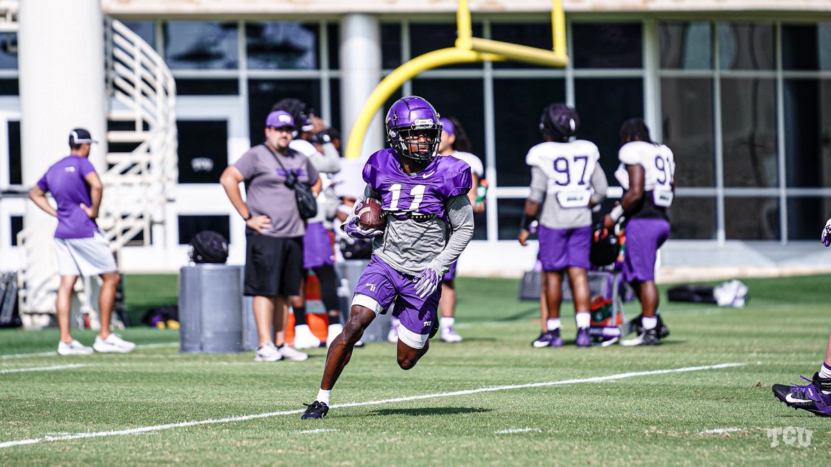TCUFootball's tweet photo. Working our way to Saturday 😈 https://t.co/6LbBGA5Gu6