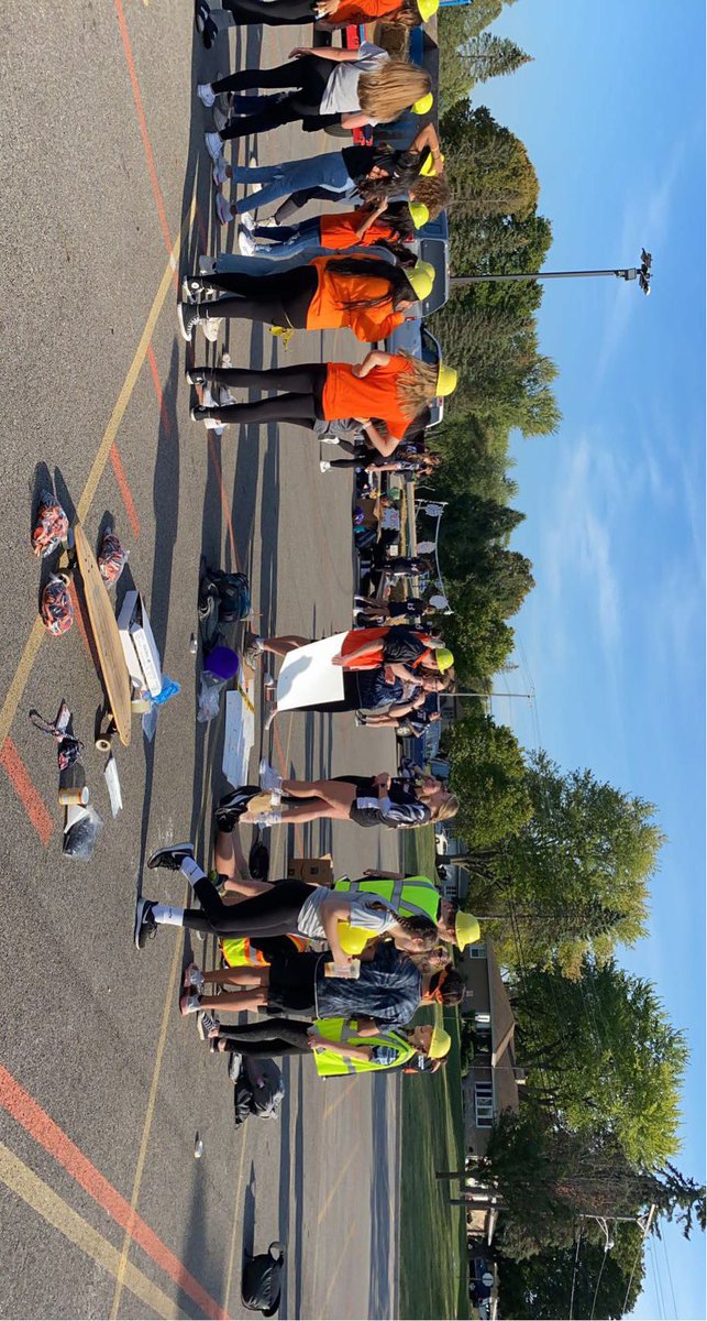 Hoco parade fun!!! #99problemsbut2023aintone