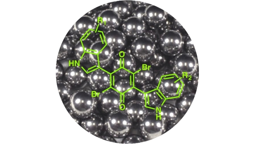 ChemSusChem's tweet photo. One-Pot Mechanochemical Synthesis of Mono- and Bis-Indolylquinones via Solvent-Free Multiple Bond-Forming Processes (Menendez and co-workers @unicomplutense) #CMTD_CSSC_Mechano https://t.co/qeIlULhIFp https://t.co/ctXd446AO9