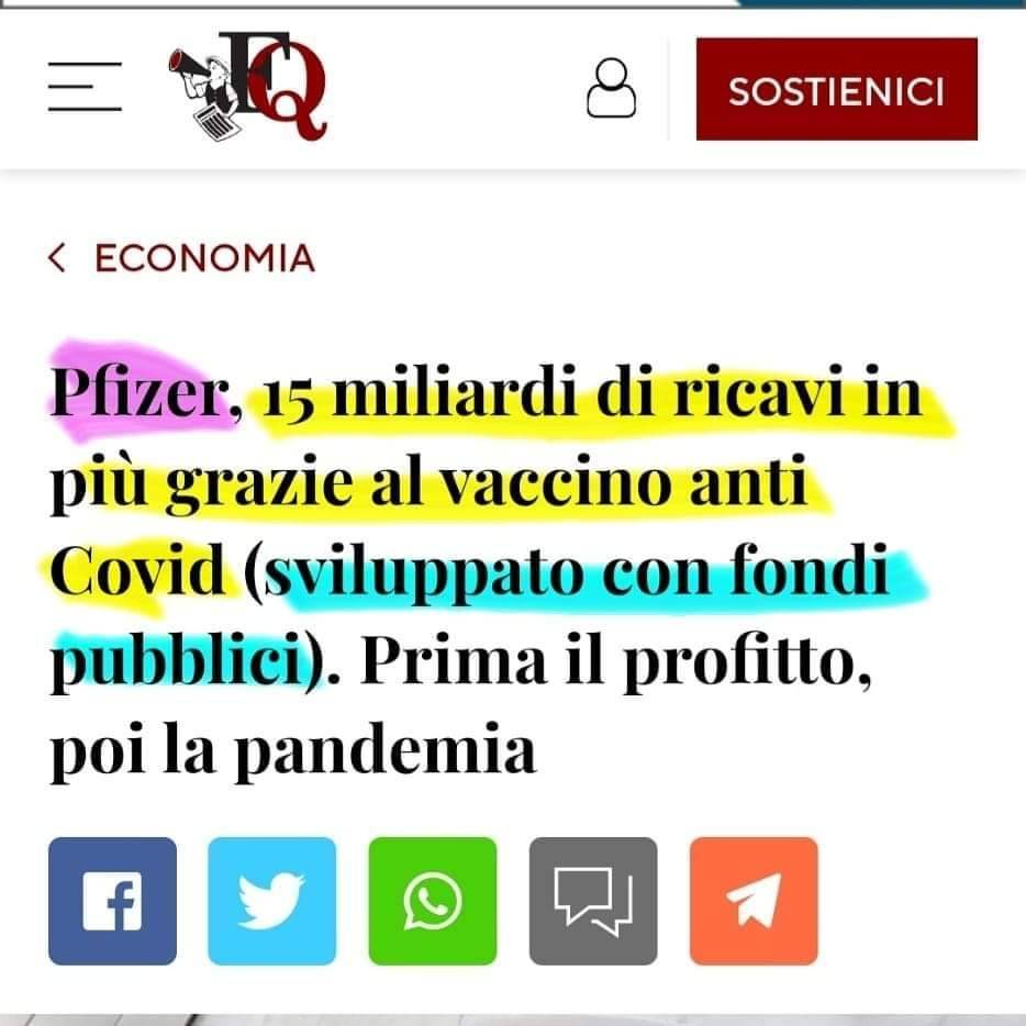 Business? Complottisti, finitela: è tutto sempre e solo per il vostro bene!