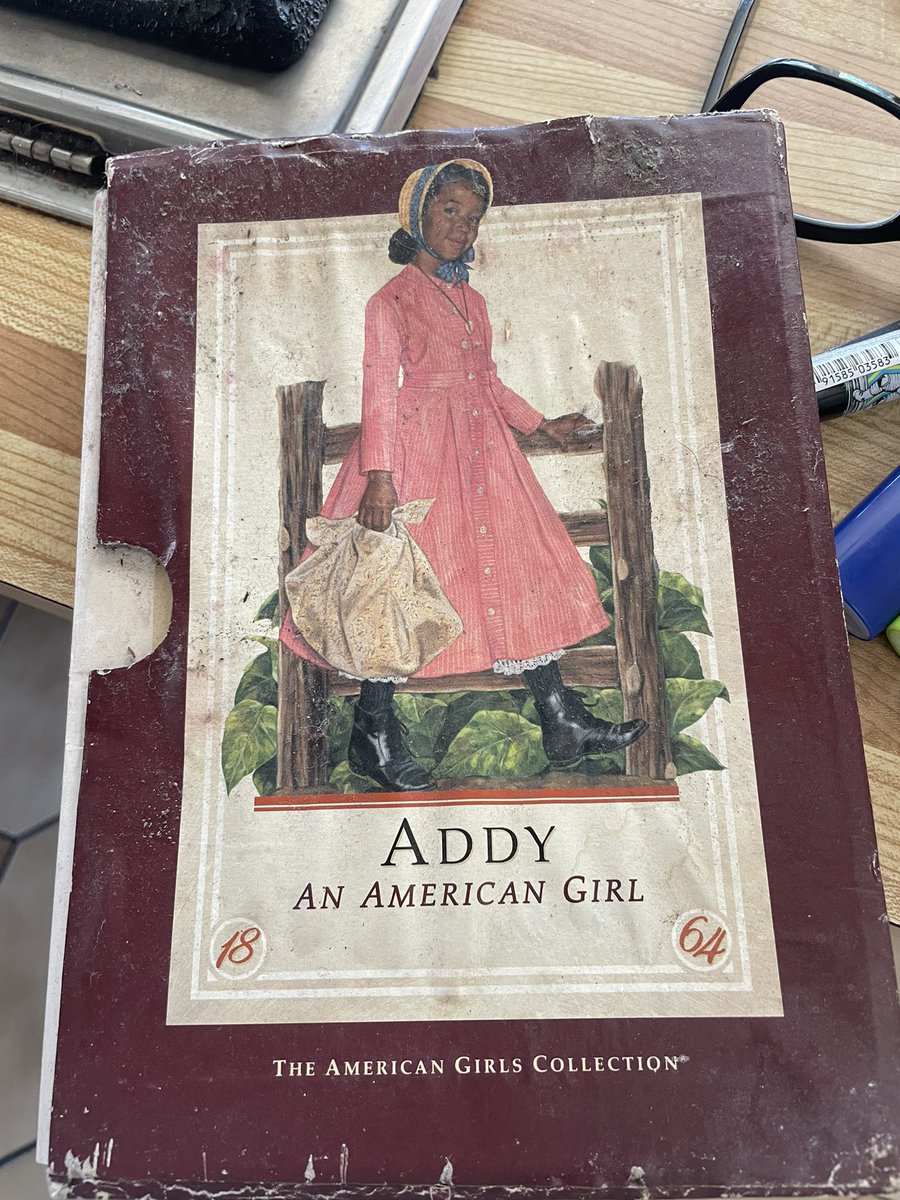sza's tweet photo. Loool at my moms house and found my old American girl books . They really said “y’all get a slave for inspiration”😭 loved her tho https://t.co/8GVDnHXVck
