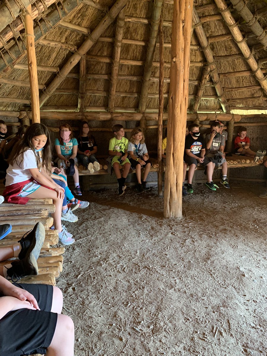 MrsCwhaley's tweet photo. Our first field trip if the year!! Learning about American Indian life at Koteewi https://t.co/6qpb7IL4NX