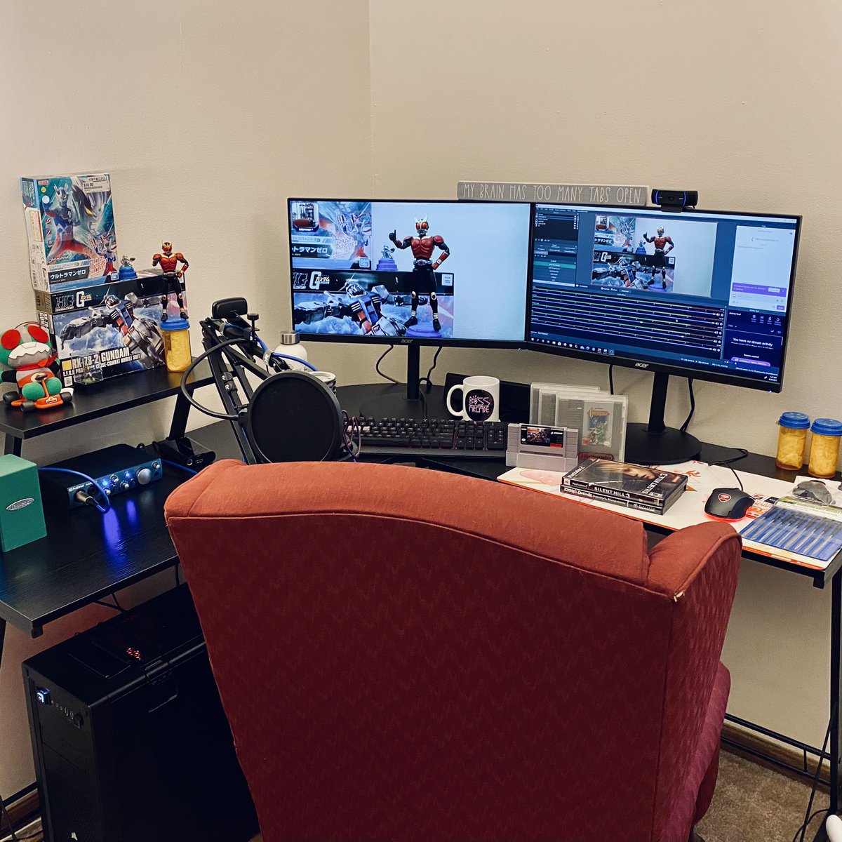 BossArcadeLS's tweet photo. Something BossArcade-y this way comes. New studio, new content to nip, glue, and paint in, all starting on Friday at 7pm Central October 1st. Welcome to #Bosstober Arcadians, I’ll see you there. #gamer #streamers #twitchstreamer #twitchgamer #twitchaffiliate #twitchtv https://t.co/CtZlDQlZKG