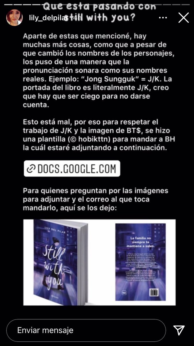 RoxioQtaMtz's tweet photo. ¿En serio pretenden cancelar #StillWithYou por sus inicios como Fanfic? Es una lástima que el mundo editorial se derrumbe y que el intento por mantenerlo vivo publicando a escritores virtuales fracase por envidiosxs inmaduros #ESLITERATURA #Intertextualidad https://t.co/S2MP7eIM0E