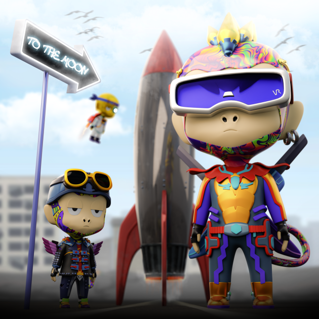 HBizzleNFT's tweet photo. This community continues to amaze me.  Thank you to @itsspancs for this phenomenal 3d art.   @MatSposta @chibilabs @hbizzlenft are taking this project to the moon!  #nftcollector #nftcommunity #chibiapes #chibination #nfts https://t.co/ib2uskaAYN