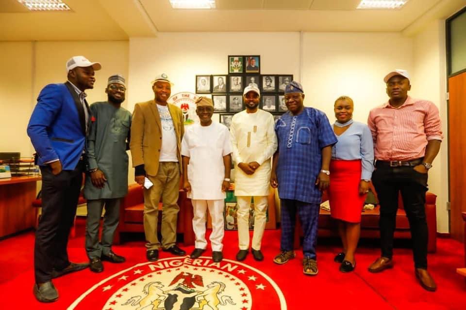 I received the leadership of <a href="/nassnigeria/">National Assembly</a> Progressive Media Aides (NAPMAIDEs) in my office.