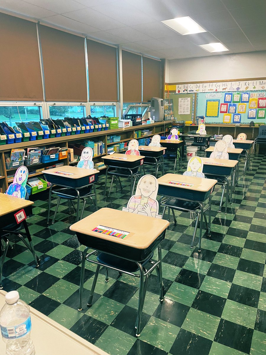 When you have virtual Back to School Night and want to have parents see students in seats!