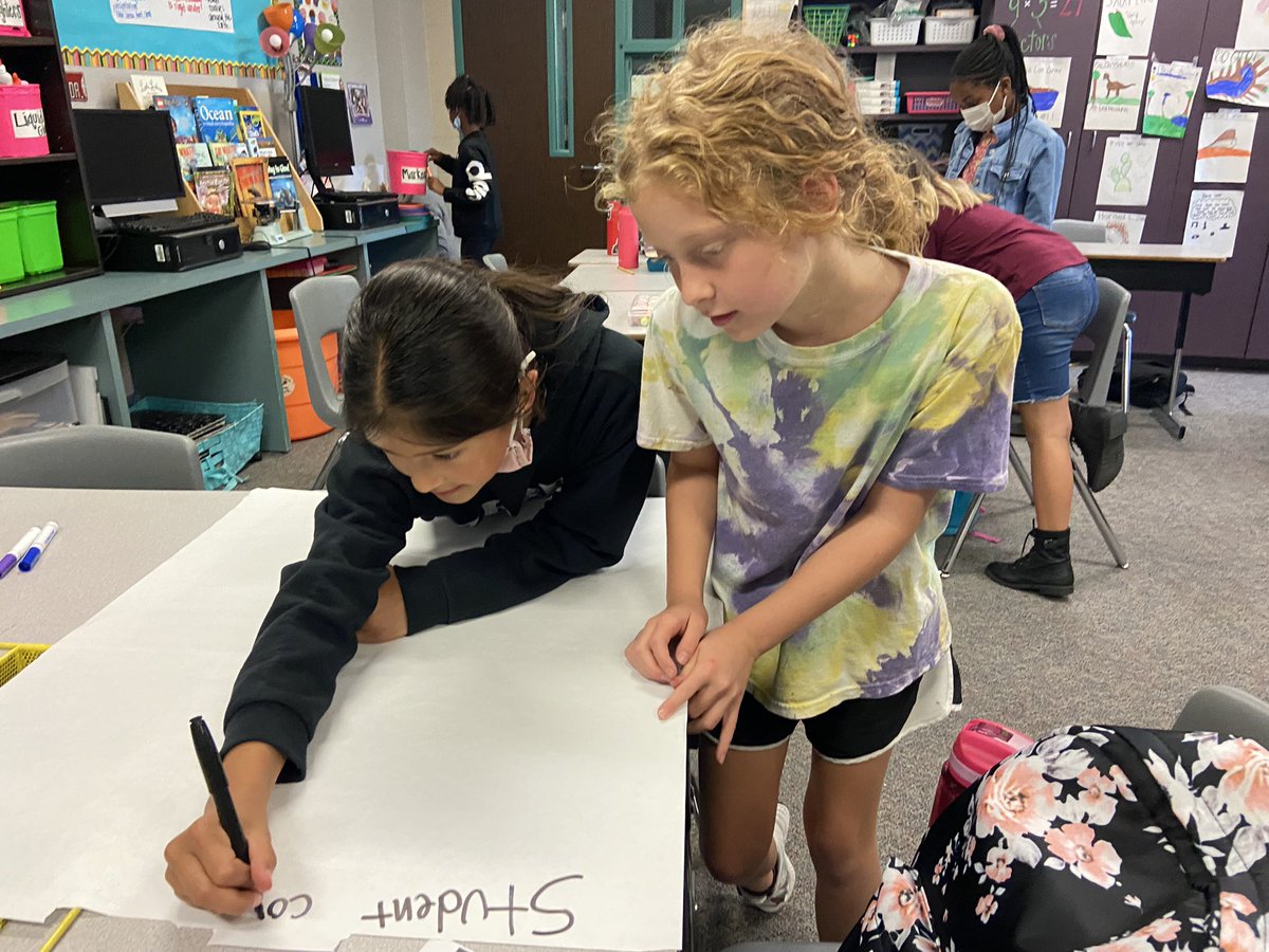 StuCo is already hard at work with their first service project for the year! 🐻💜<a href="/HumbleISD_MBE/">Maplebrook Elem</a> #mbeisfamily
