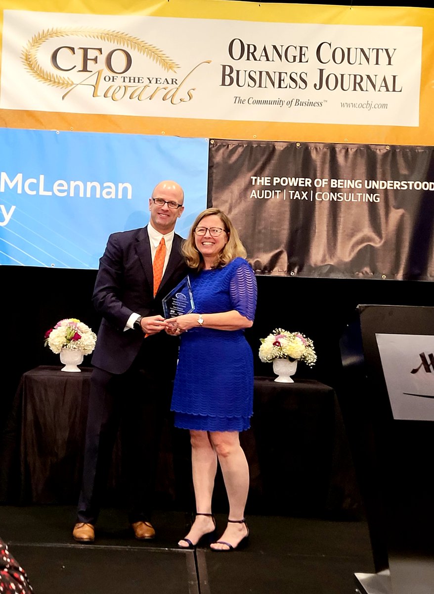 Congratulations to OCCF's own Tracy Branson, who was named Nonprofit CFO of the Year from the <a href="/OCBizJournal/">OCBJ</a>! Shout out to all the nominees for their outstanding contributions to OC's business and nonprofit sectors. #nonprofit #communityfoundation #philanthropy #CFO #OCCF