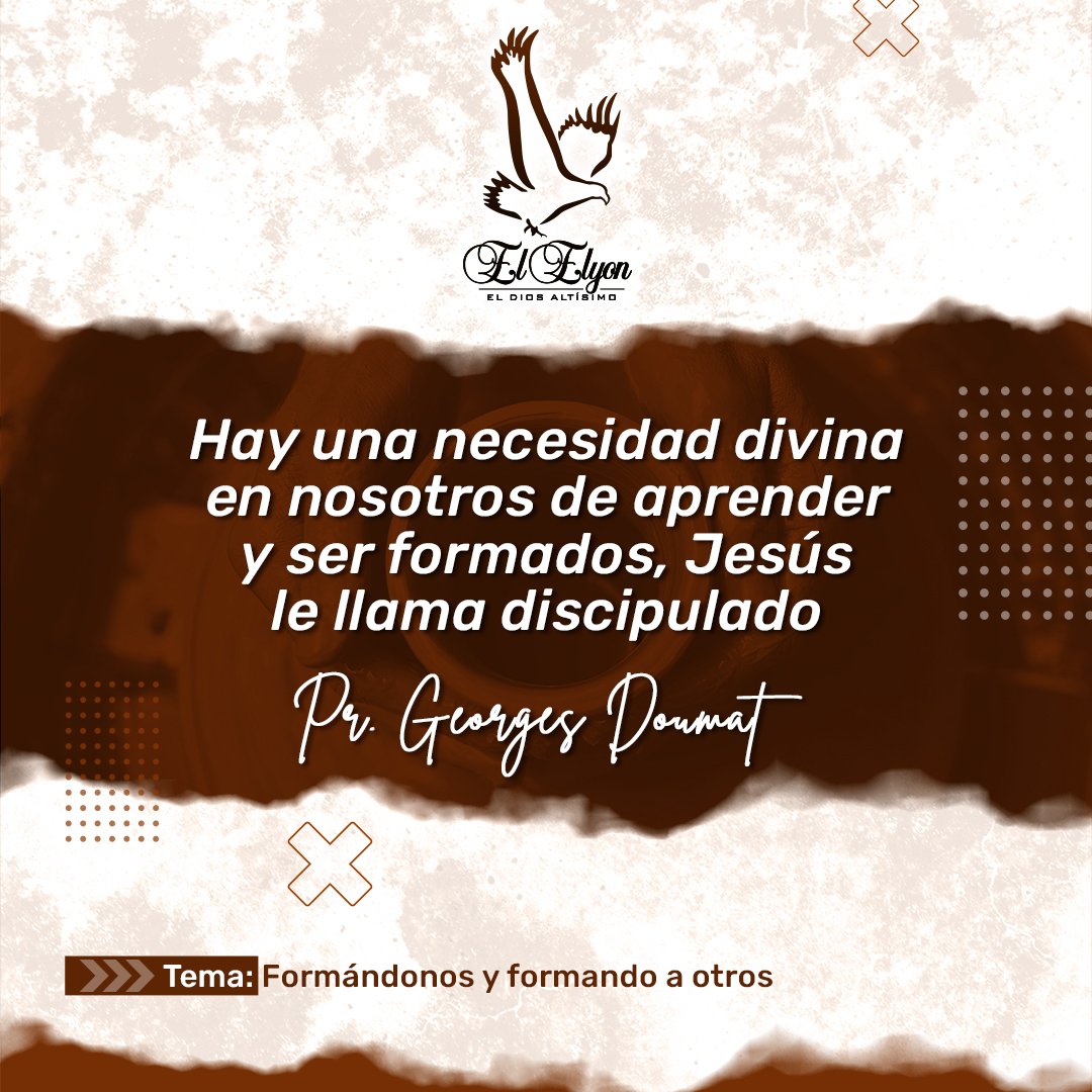 eldiosaltisimo1's tweet photo. Hay una necesidad divina en nosotros de aprender y ser formados, Jesús le llama discipulado.
.
.
.
#Elyonmargarita #FrasesdelPastor #Frasedeldía #Necesidad #Divina #Aprender #Formados #Jesús #Discipulado https://t.co/fUSCVfY1n3