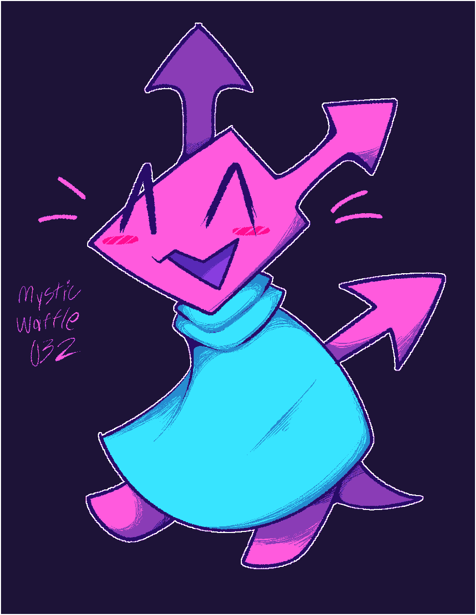 RT @Mysticwaffle032: Deltarune Virovirokun My Beloved Now with