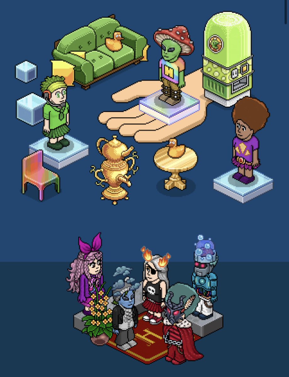 How was this so low?

Habbo Hotel avatars? Official ?

Holy fomo me in!

#NFTCommunity 

nft.habbo.com