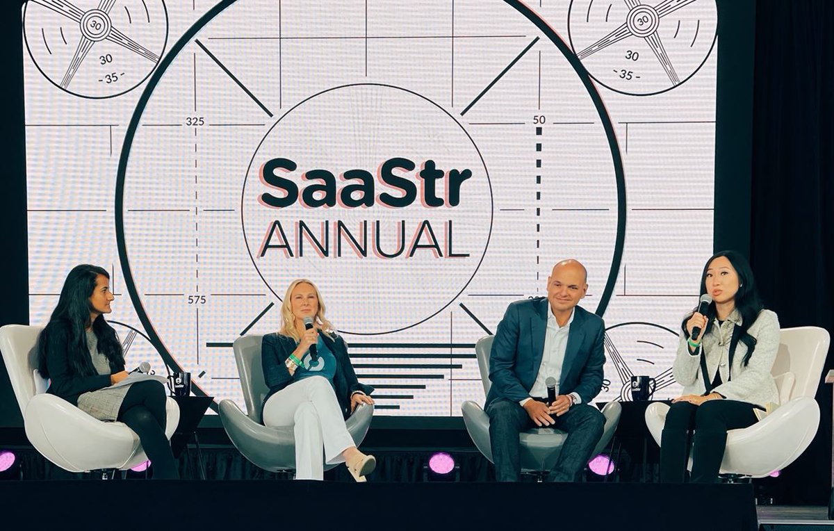 cathy gao 🌙 (@cgao) on Twitter photo On stage at SaaStr Annual 2021 with the dynamic duo <a href="/LataneConant/">Latane Conant</a> CMO of <a href="/SapphireVC/">Sapphire Ventures</a> portco <a href="/6senseInc/">6sense</a>, <a href="/CarlosDCarlosD/">Carlos Delatorre</a> CRO of @TripActions and <a href="/anoushkavaswani/">Anoushka Vaswani</a> of <a href="/lightspeedvp/">Lightspeed</a>. So much fun! On stage at SaaStr Annual 2021 with the dynamic duo <a href="/LataneConant/">Latane Conant</a> CMO of <a href="/SapphireVC/">Sapphire Ventures</a> portco <a href="/6senseInc/">6sense</a>, <a href="/CarlosDCarlosD/">Carlos Delatorre</a> CRO of @TripActions and <a href="/anoushkavaswani/">Anoushka Vaswani</a> of <a href="/lightspeedvp/">Lightspeed</a>. So much fun!