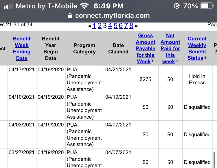 stephramsey30's tweet photo. @TaylorK06377665 @HRHPrincess2 @leisa1979 @VanessaBritoMia @FLDEO would you know why now it says this? weeks ago it didn’t have a gross income amount and now it does and now instead of “Hold” it says “Hold In Excess” https://t.co/pUuA5NUNe7