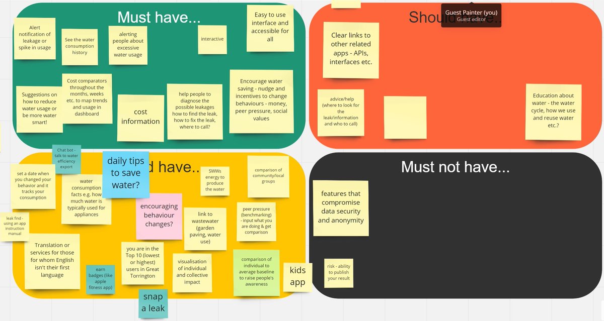 AlbertChen_CWS's tweet photo. #GTWF, @SouthWestWater & @Water_UofExeter had a fruitful evening in brainstorming💡ideas to #codesign apps for #SaveWater💧#SaveBill💰#Sustainability #Environment #RaiseAwareness #CitizenEngagement🤝using #smartmeter
@Fiware4Water
@Baker_aquatic @gazcredible @CollegeofEMPS https://t.co/tE82LlpZNi