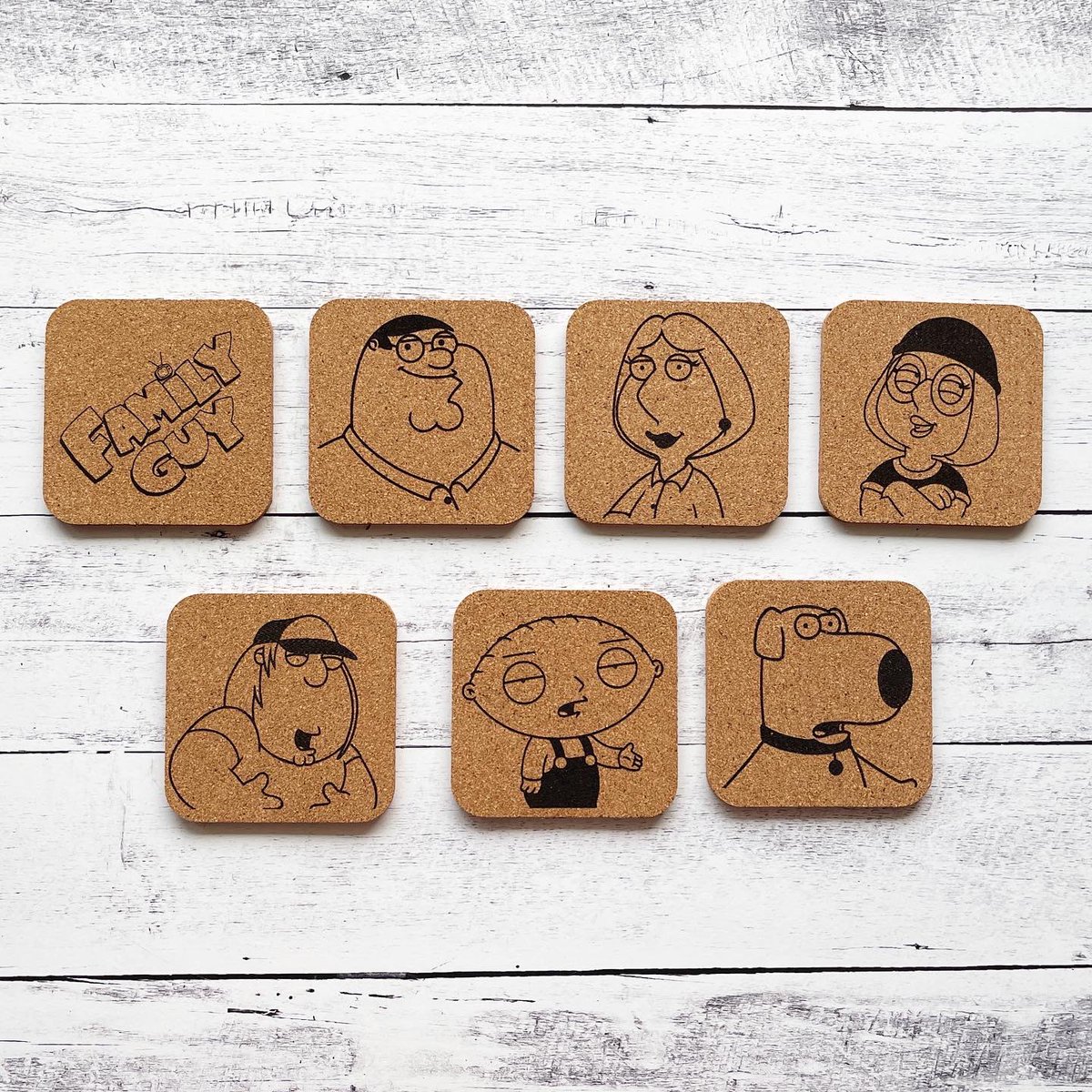 OddSheepDesigns's tweet photo. Family Guy coasters 🍻

What should I do next🤔?

#familyguy #griffin #fox #cartoon #beer #coasters #stewie #petergriffin #quahog #laserengraving #glowforge #glowforgemade #glowforgecreations #custommade #customgifts #personalized #shopsmall #smallbusiness #oddsheepdesigns https://t.co/NCacRs6bBv