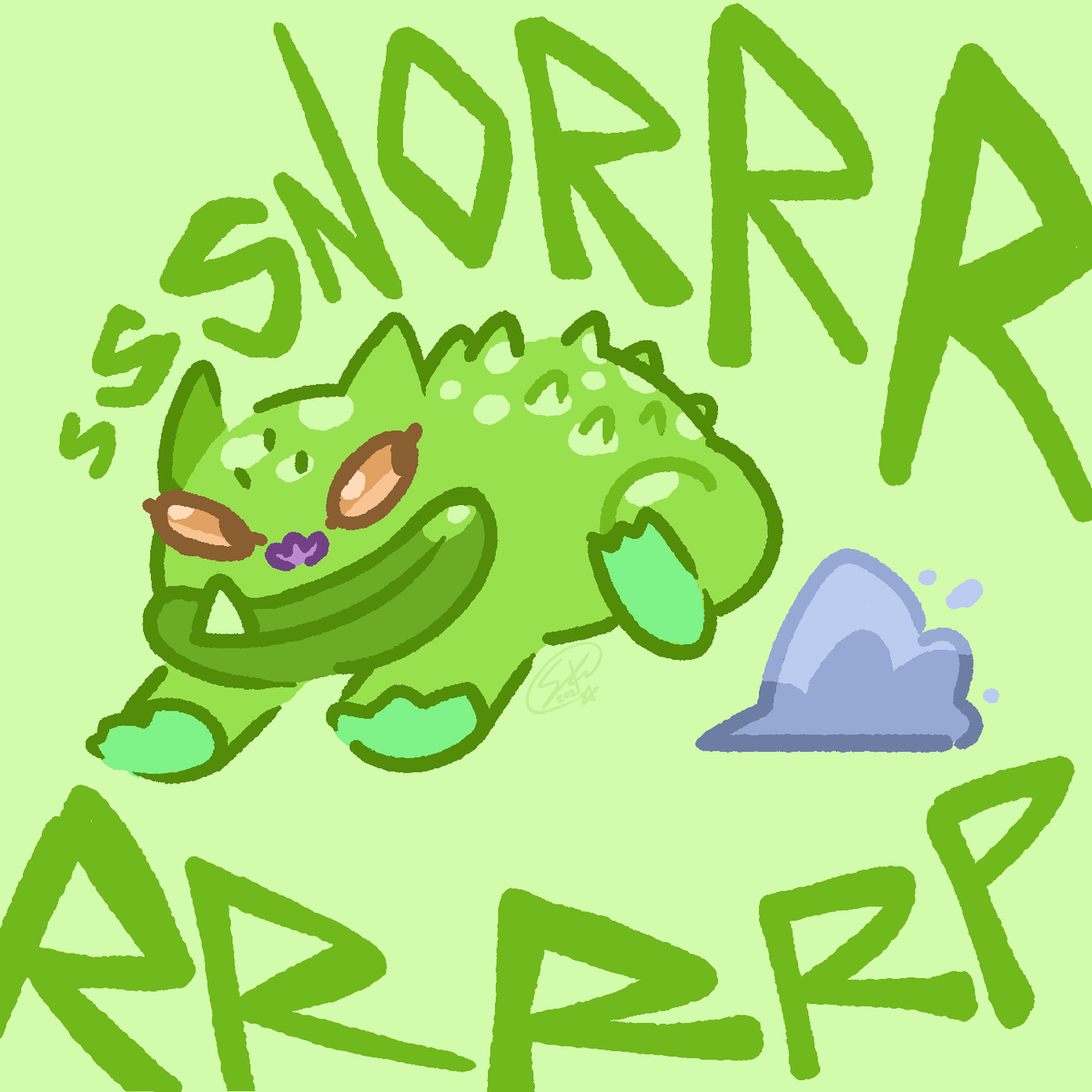 stevedoodled's tweet photo. A Snorp I drew. Celebrate him. #TheStrangeChores https://t.co/mKcNG1p8pY