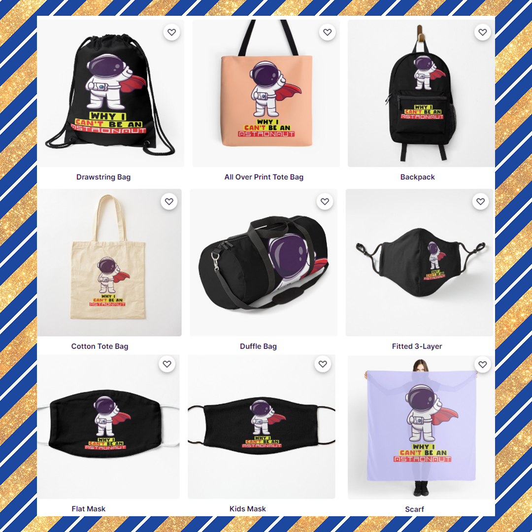 clothing_mn's tweet photo. #astronaut #astronomy #space #spacesuit #tshirt #UFO 
Get "Why I Can't Be An Astronaut" art printed on your favorite items with your favorite colors.
➡️https://t.co/WBULXZuBEy➡️https://t.co/YLp77vw6Nw➡️https://t.co/CrIiUtUoA2➡️https://t.co/ZIcDInPxrd➡️https://t.co/Hy94gBJy3A https://t.co/Le04CQPKeG