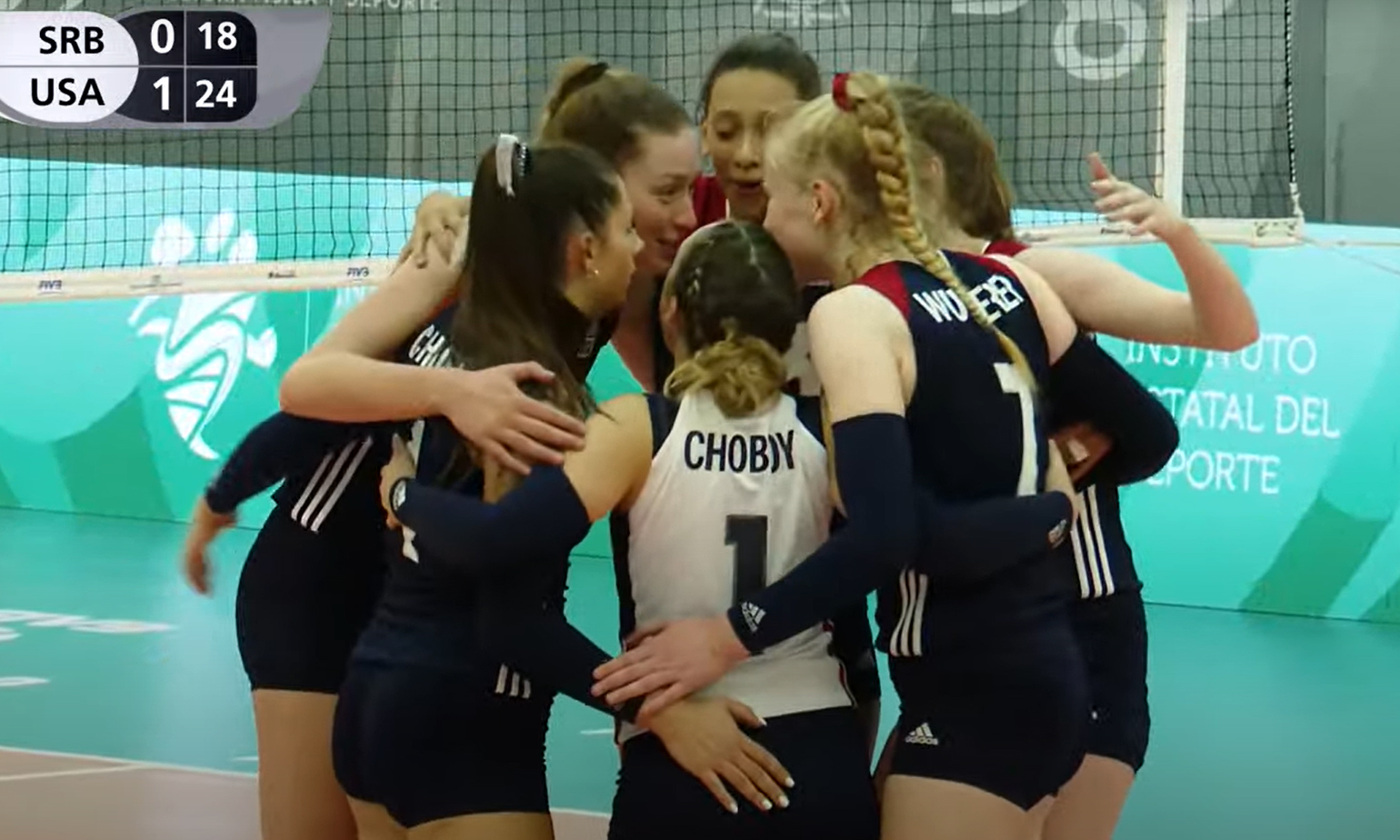 Usa Volleyball The U S Girls U18 National Team Wins The 2nd Set 25 18 Vs Serbia At The Fivb World Championship Set 3 Is Starting Now You Can Watch