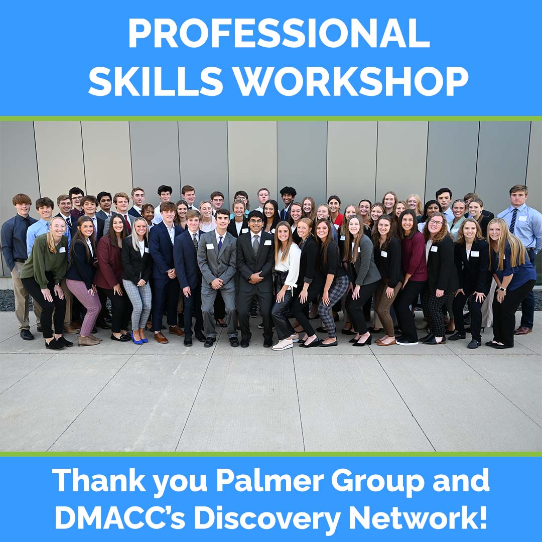 iowa_insider's tweet photo. @DMACCNews Career Discovery Network recently partnered with The Palmer Group to host a Professional Skills Workshop. 175 students from @DCGDistrict, @WaukeeAPEX, Northwest, @JohnstonCSD and @NorwalkSchools participated in  a variety of interviews and sessions. https://t.co/WxIaPDVA1M