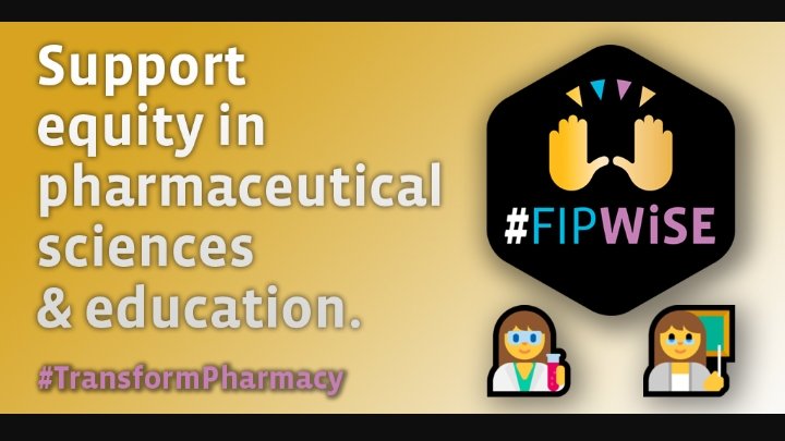 TatianaMbilongo's tweet photo. Letβs support & inspire students and young women to pursue roles in #pharmaceutical education & #PharmaceuticalSciences, including through scholarships & awards. β π§π§π§ #FIPWiSE #EquityRx #TransformPharmacy https://t.co/tW7JE9liYp