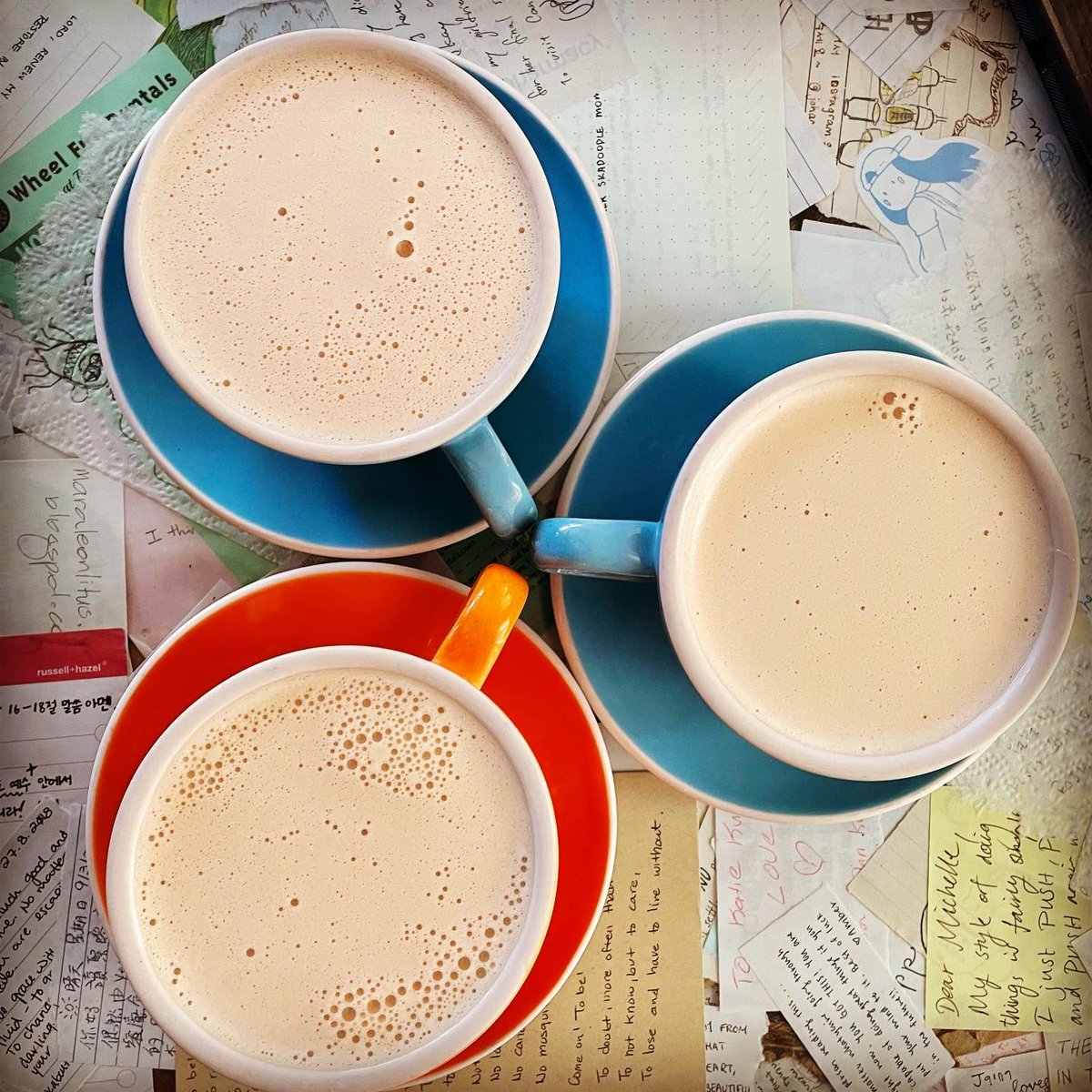 I ♥️ chai lattes!! This is a lavender, pumpkin and traditional-from The Ugly Mug in Seattle-delicious! Time to grab your yummy favorite or try a new chai latte at your local tea/coffee shop-there’s nothing better ☕️♥️ #chailattes #theuglymug