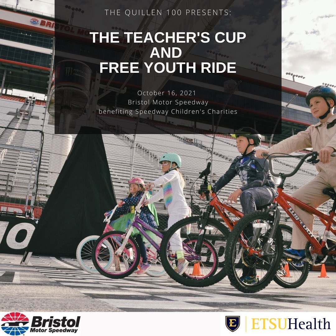 TheQuillen100's tweet photo. did someone say FREE? Sign-up today for a fun family day at the Quillen 100! Enjoy our all-day health fair and festival with live music, food trucks, and more! #kidsride #bikelife https://t.co/6ajDtAuo7G